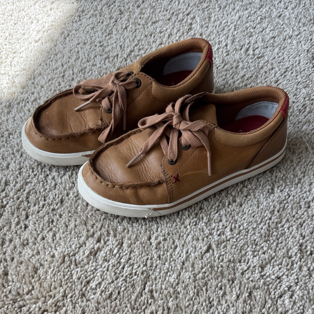 Twisted X Brown Kids Dress Shoes